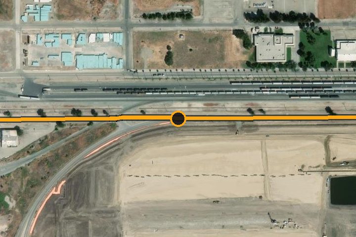 Aerial view of step 5